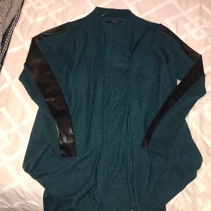 Turquoise blue cardigan